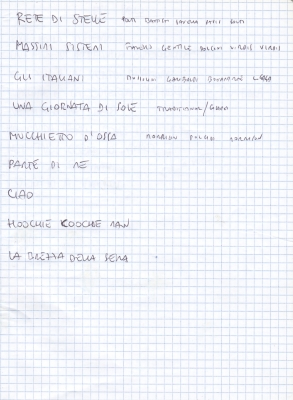 scaletta scaletta